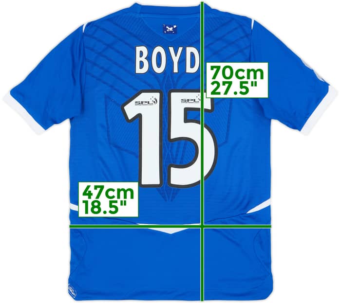 Camiseta de local del Rangers 2008-09 Boyd #15 - 8/10 - (Niños XL)
