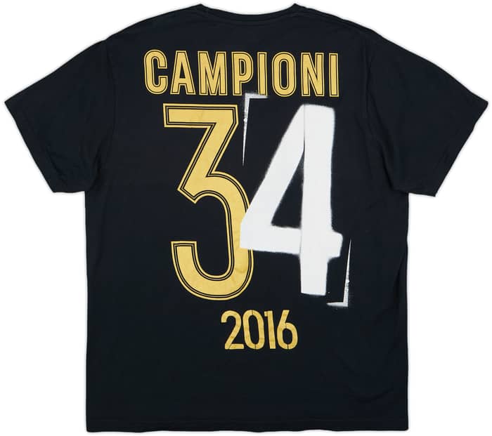 2015-16 Juventus adidas 'Campioni' Graphic Tee - 5/10 - (XL)