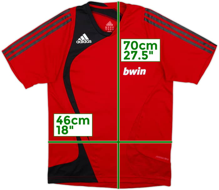 2007-08 AC Milan adidas Formotion Training Shirt - 8/10 - (S)
