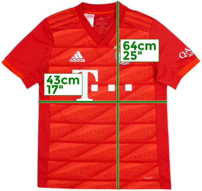2019-20 Bayern Munich Home Shirt - 9/10 - (L.Boys)