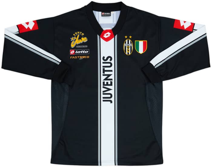 2002-03 Juventus 'Scuola Calcio' Lotto Training L/S Shirt - 8/10 - (XS)