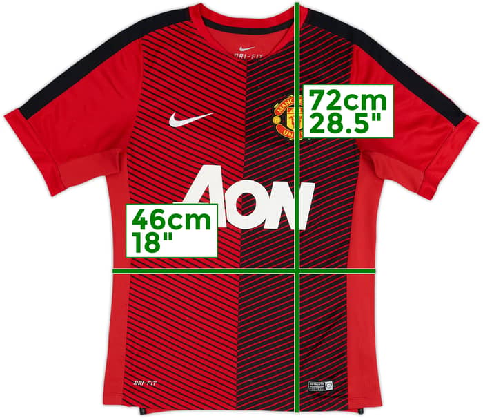 2014-15 Manchester United Nike Training Shirt - 7/10 - (S)