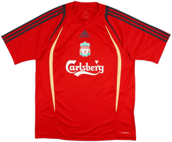 2009-10 Liverpool adidas Training Shirt - 8/10 - (L)