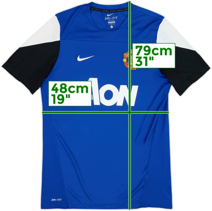 2013-14 Manchester United Nike Training Shirt - 7/10 - (L)
