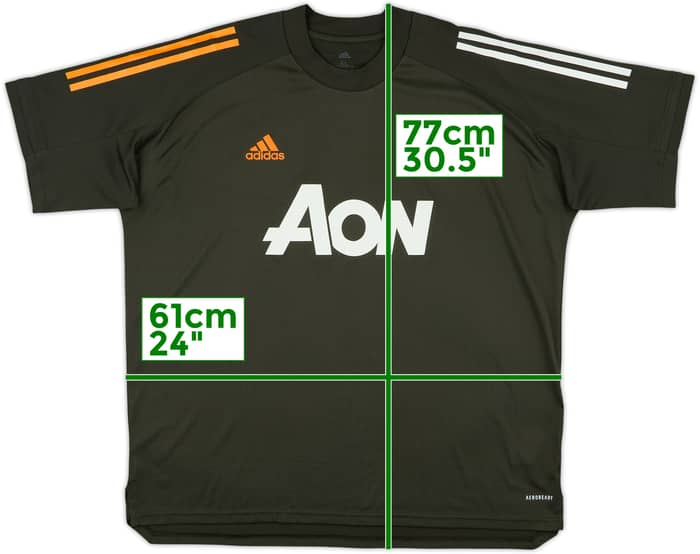 2020-21 Manchester United adidas Training Shirt - 8/10 - (XL)