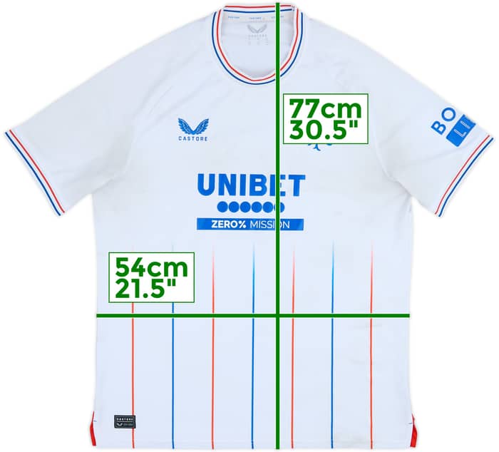 2023-24 Rangers Away Shirt - 4/10 - (XXL)