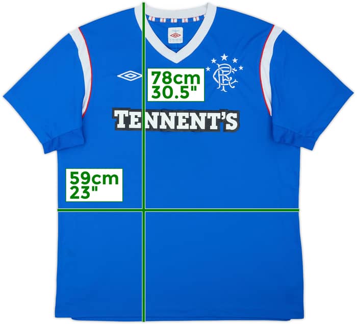 2011-12 Rangers Home Shirt - 4/10 - (XL)