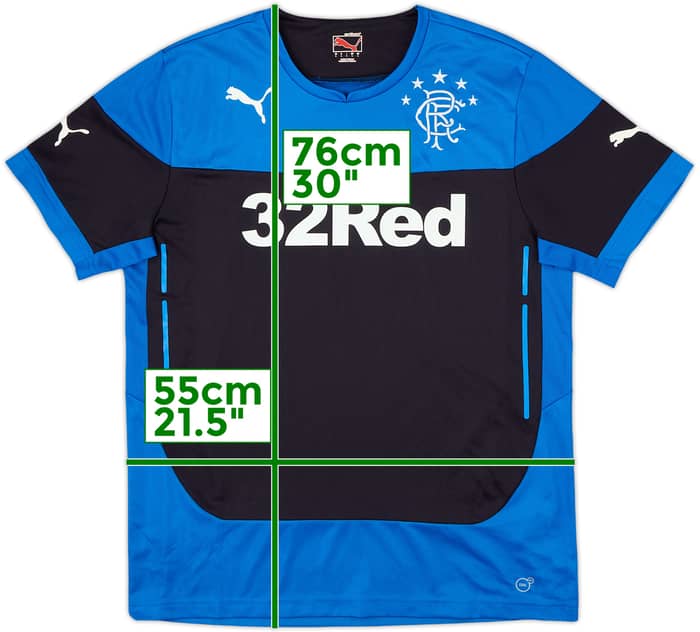 2015-16 Rangers Puma Training Shirt - 8/10 - (XL)