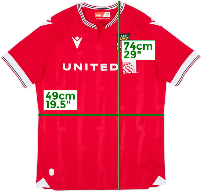 2023-24 Wrexham Home Shirt - 7/10 - (L)