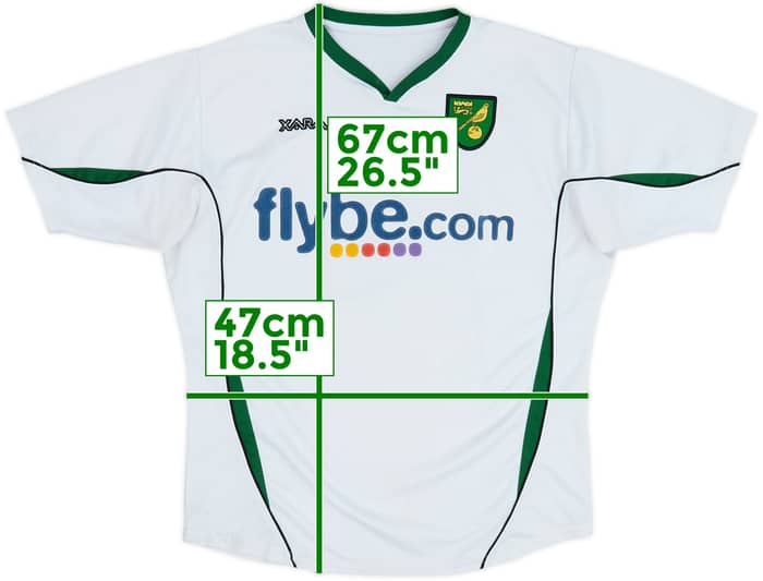 2006-07 Norwich Away Shirt - 4/10 - (S)