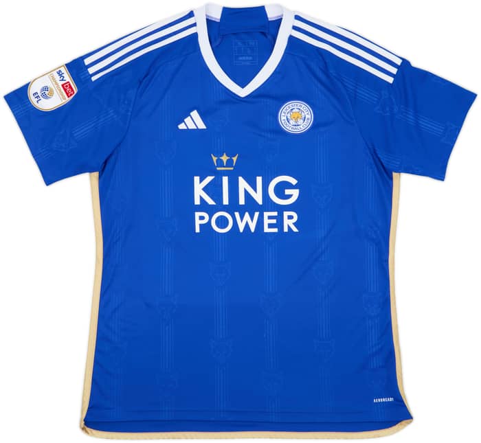 2023-24 Leicester Home Shirt Vardy #9 - 9/10 - (XL)