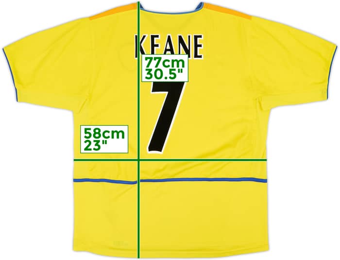 2002-03 Leeds United Away Shirt Keane #7 - 6/10 - (XL)