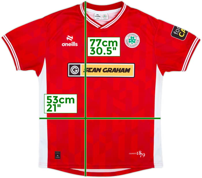 Camiseta de local del Cliftonville 2024-25 - 10/10 - (L)