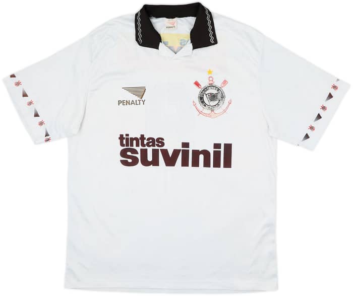 1995 Corinthians Home Shirt #9 - 5/10 - (XL)