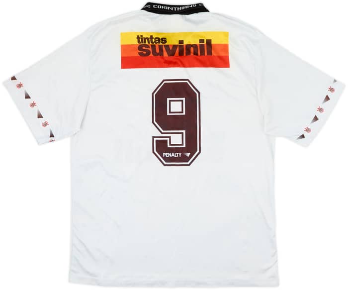1995 Corinthians Home Shirt #9 - 5/10 - (XL)