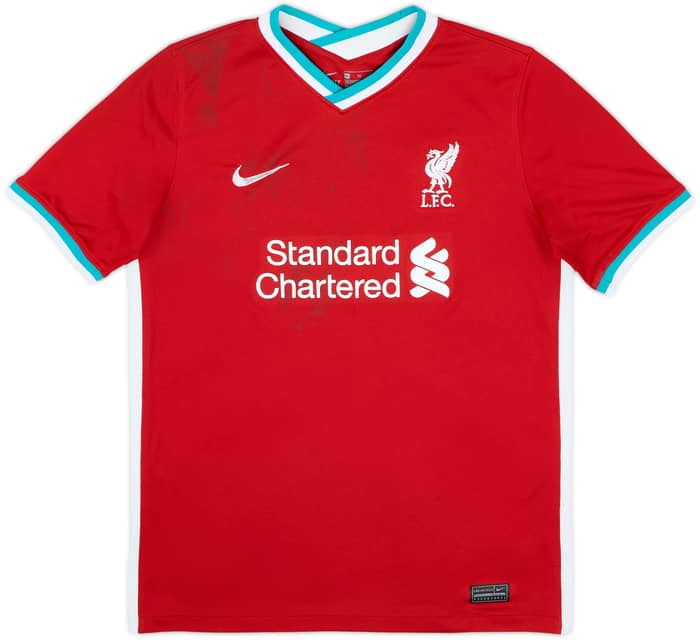 2020-21 Liverpool Home Shirt - 5/10 - (XL.Boys)