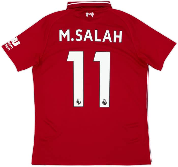 2018-19 Liverpool Home Shirt M.Salah #11 - 6/10 - (XL.Boys)