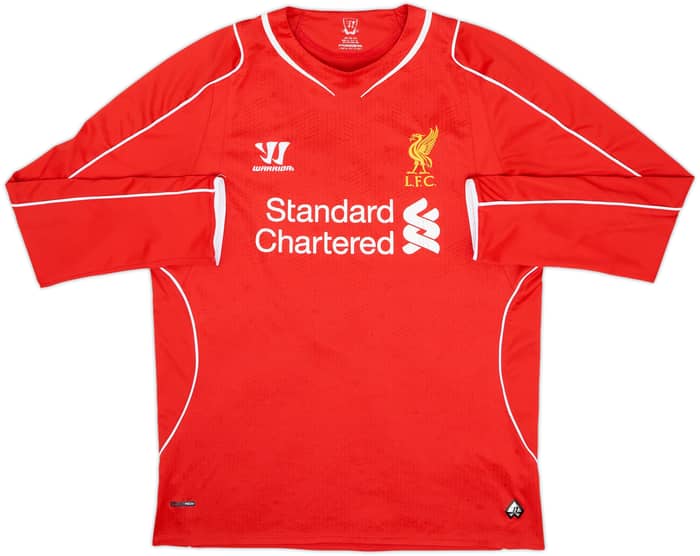2014-15 Liverpool Home L/S Shirt Coutinho #10 - 5/10 - (L)