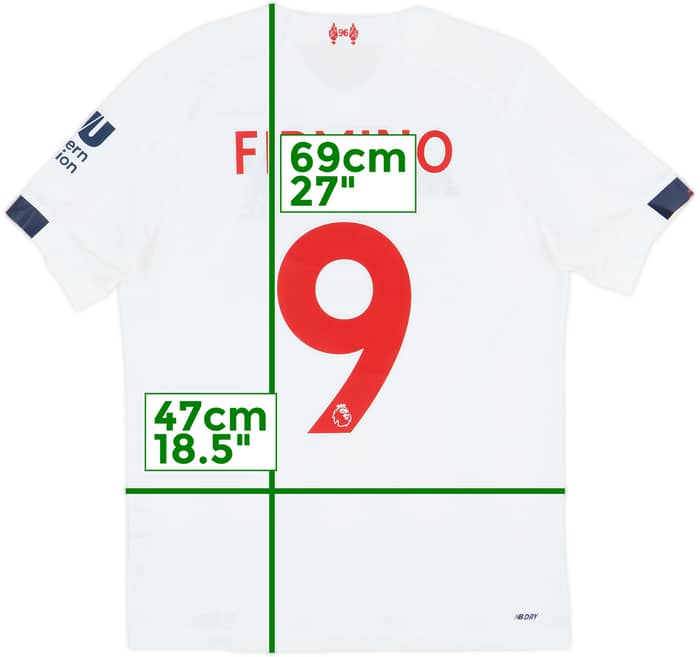 2019-20 Liverpool Away Shirt Firmino #9 - 9/10 - (S)