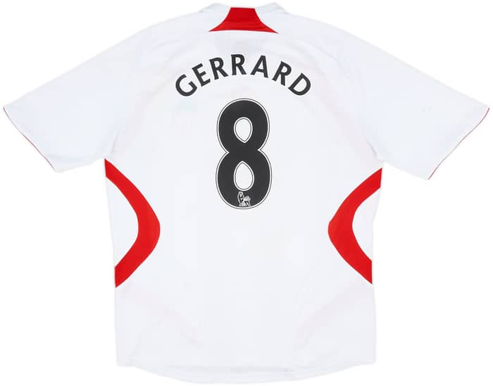 2007-08 Liverpool Away Shirt Gerrard #8 - 5/10 - (L)