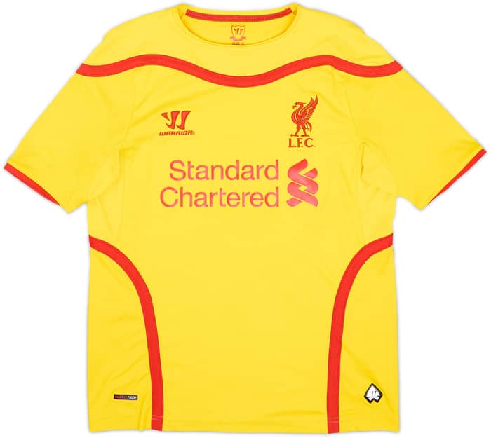 Camiseta de visitante del Liverpool 2014-15 Gerrard #8 - 7/10 - (M.Niños)