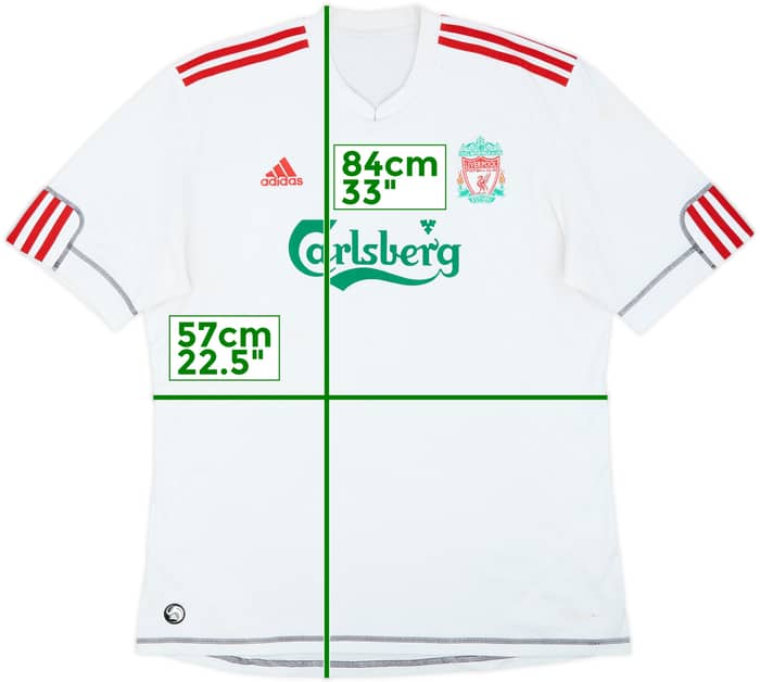 Camiseta de la tercera equipación del Liverpool 2009-10 - 5/10 - (XL)