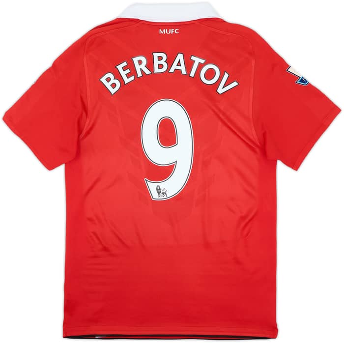 2010-11 Manchester United Home Shirt Berbatov #9 - 7/10 - (S)