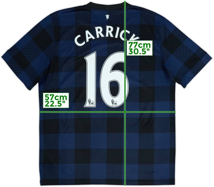 2013-14 Manchester United Away Shirt Carrick #16 - 5/10 - (L)