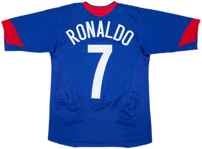 2005-06 Manchester United Away Shirt Ronaldo #7 - 6/10 - (XL.Boys)