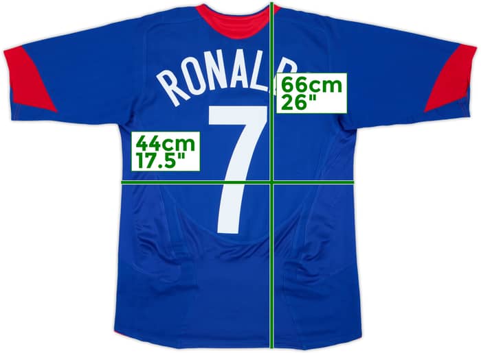 2005-06 Manchester United Away Shirt Ronaldo #7 - 6/10 - (XL.Boys)