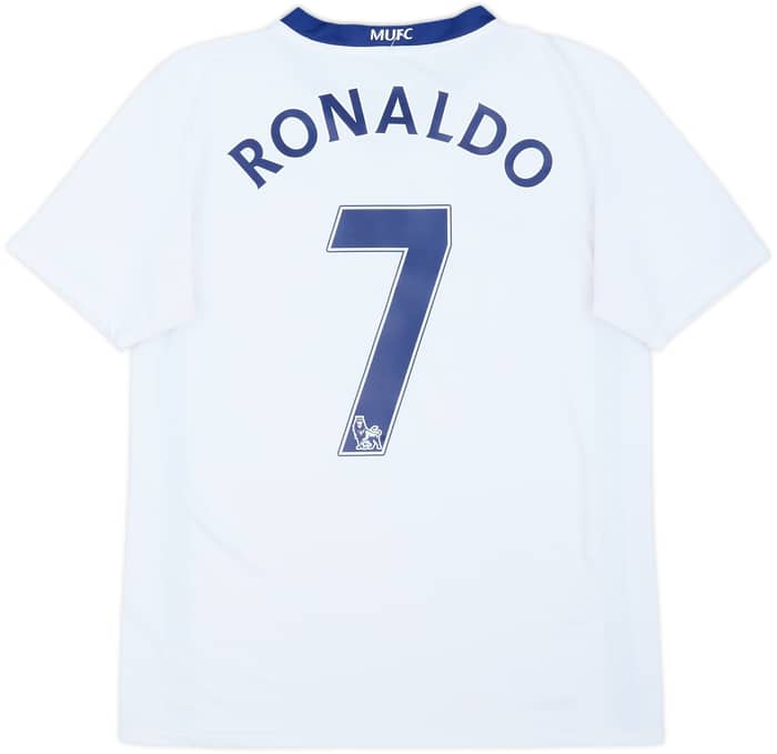 2008-10 Manchester United Away Shirt Ronaldo #7 - 6/10 - (XL.Boys)