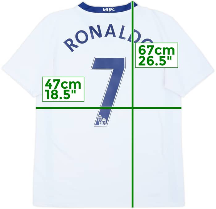 2008-10 Manchester United Away Shirt Ronaldo #7 - 6/10 - (XL.Boys)