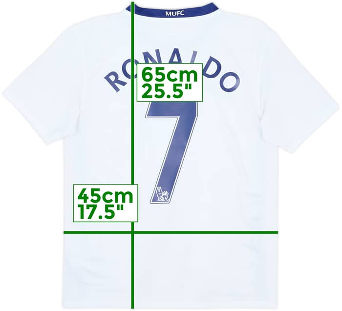 2008-10 Manchester United Away Shirt Ronaldo #7 - 6/10 - (XL.Boys)