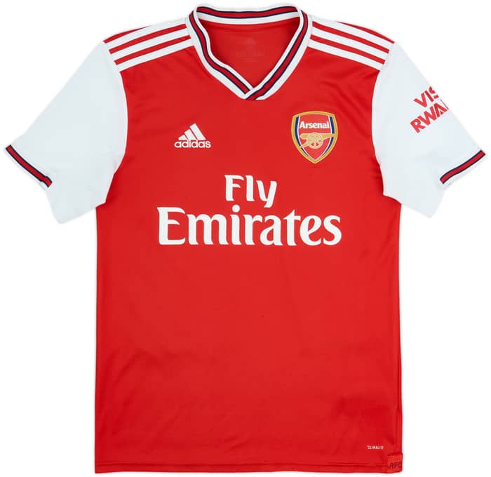 2019-20 Arsenal Home Shirt Saka #77 - 8/10 - (XS)