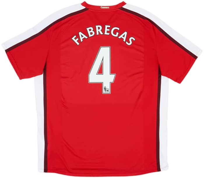 2008-10 Arsenal Home Shirt Fabregas #4 - 8/10 - (XXL)