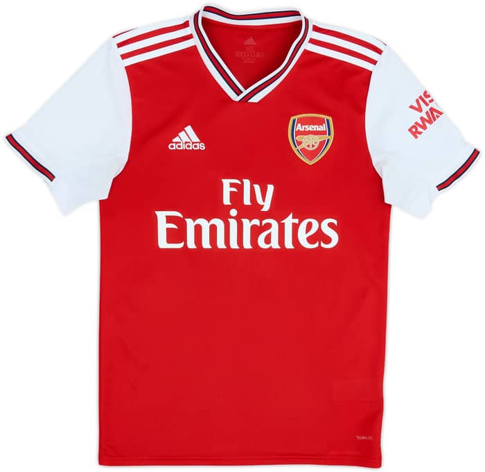 2019-20 Arsenal Home Shirt Saka #77 - 9/10 - (XS)