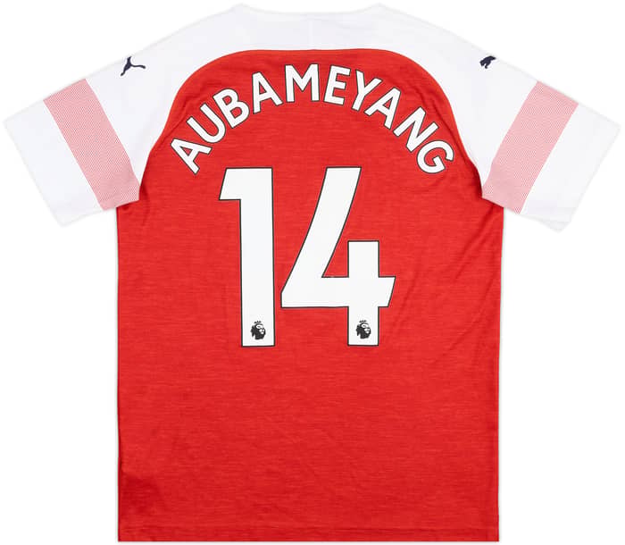 2018-19 Arsenal Home Shirt Aubameyang #14 - 8/10 - (XL.Boys)