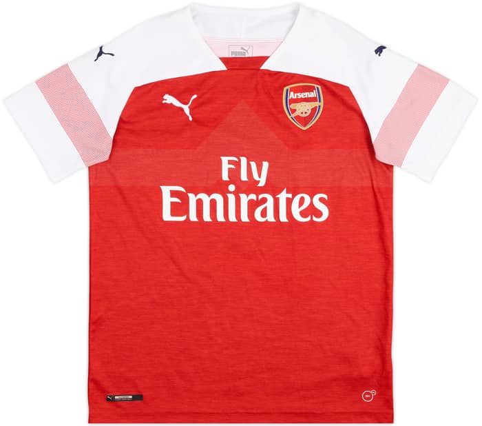 2018-19 Arsenal Home Shirt Aubameyang #14 - 8/10 - (XL.Boys)