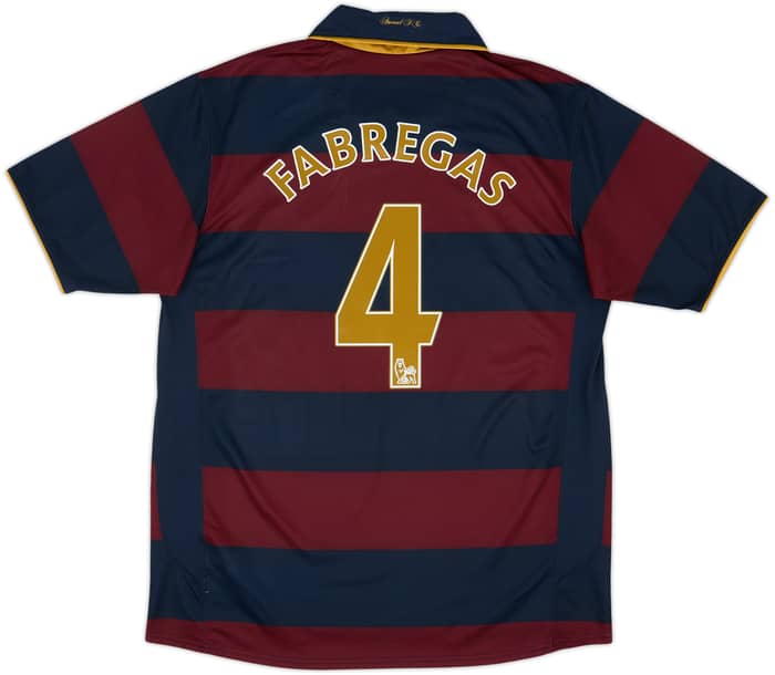 2007-08 Arsenal Tercera Camiseta Fabregas #4 - 6/10 - (L)