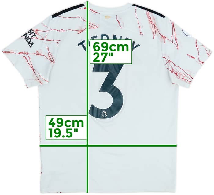 2020-21 Arsenal Away Shirt Tierney #3 - 5/10 - (L)