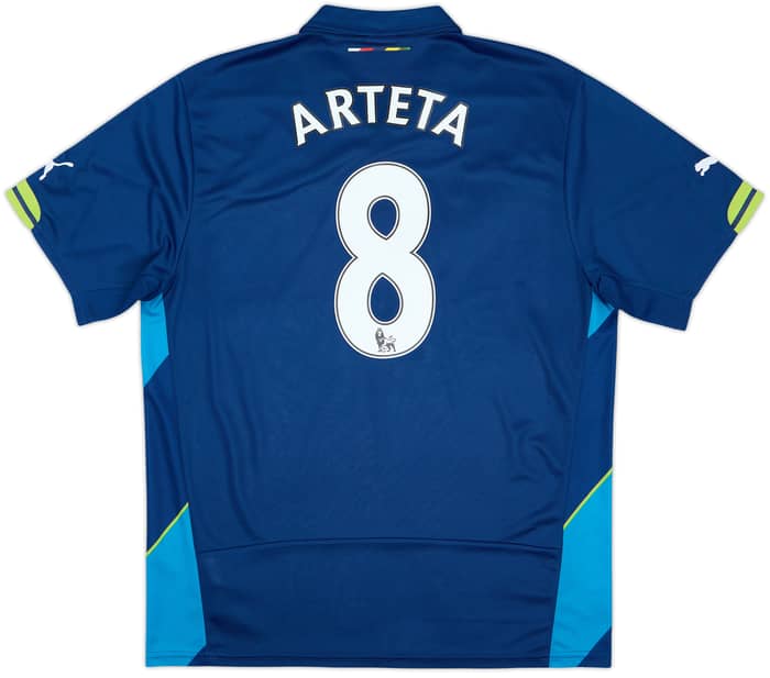 2014-15 Arsenal Third Shirt Arteta #8 - 8/10 - (L)