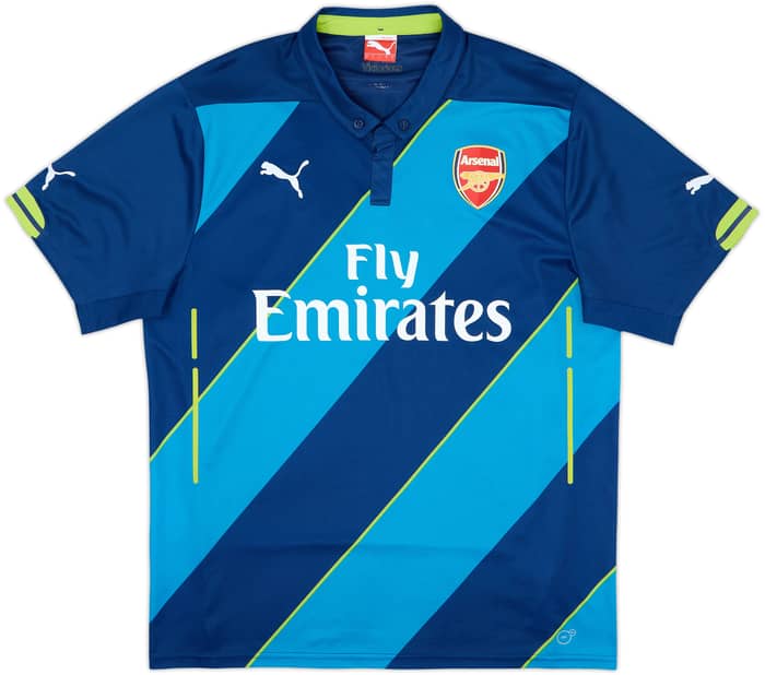 2014-15 Arsenal Third Shirt Arteta #8 - 8/10 - (L)