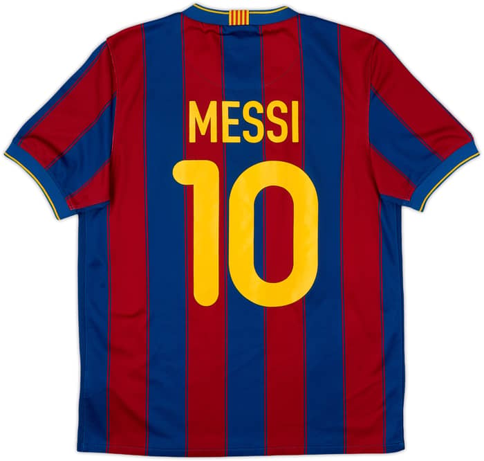 2009-10 Barcelona Local Camiseta Messi #10 - 6/10 - (S)