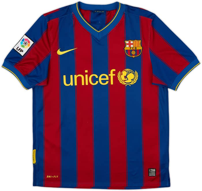 2009-10 Barcelona Local Camiseta Messi #10 - 6/10 - (S)