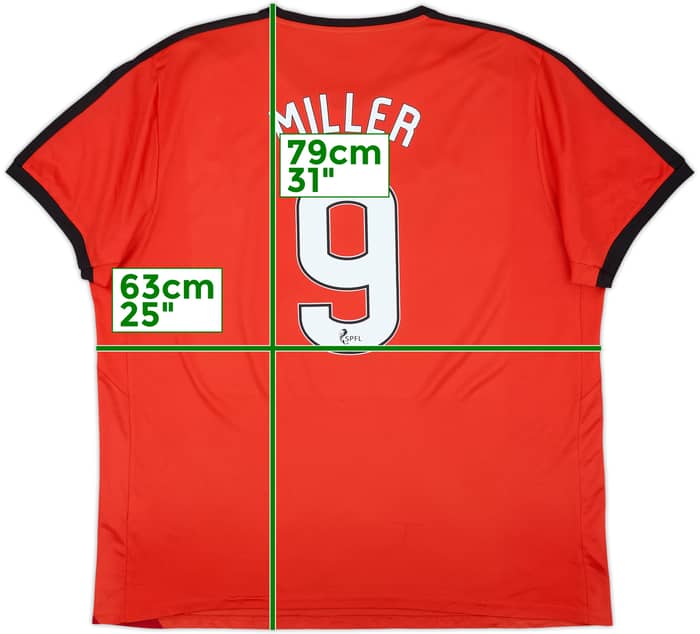 2015-16 Rangers Away Shirt Miller #9 - 6/10 - (XXL)