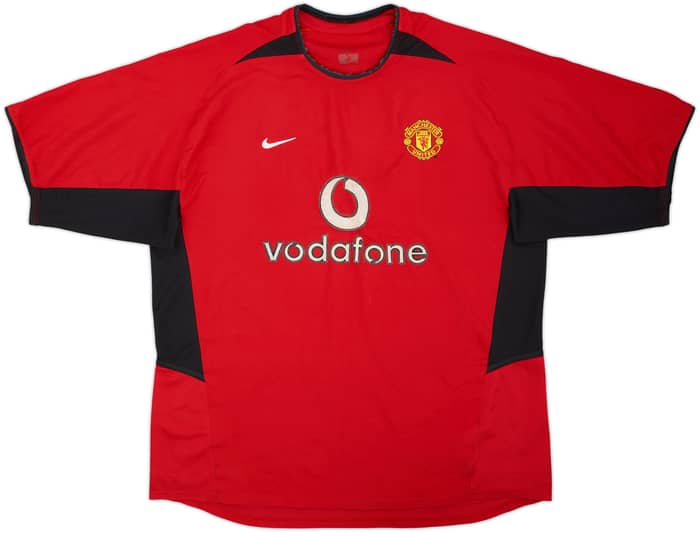 2002-04 Manchester United Home Shirt - 4/10 - (XL)