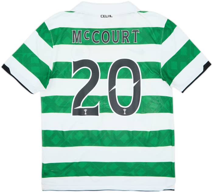 2010-12 Celtic Home Shirt McCourt #20 - 6/10 - (M)