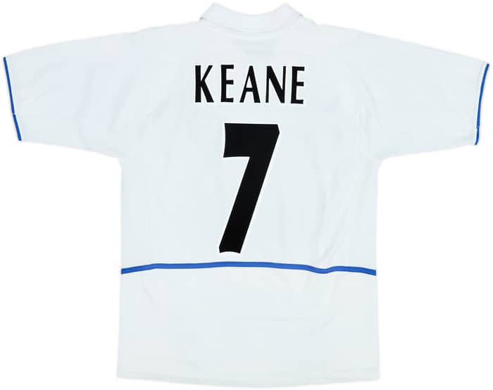 Camiseta de local del Leeds United 2002-03 Keane #7 - 6/10 - (XL.Niños)