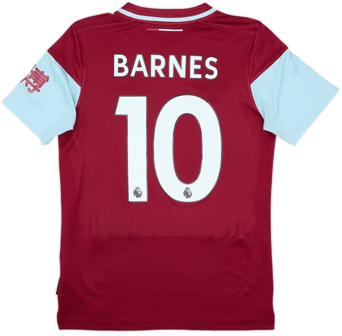 2020-21 Burnley Home Shirt Barnes #10 - 7/10 - (S)
