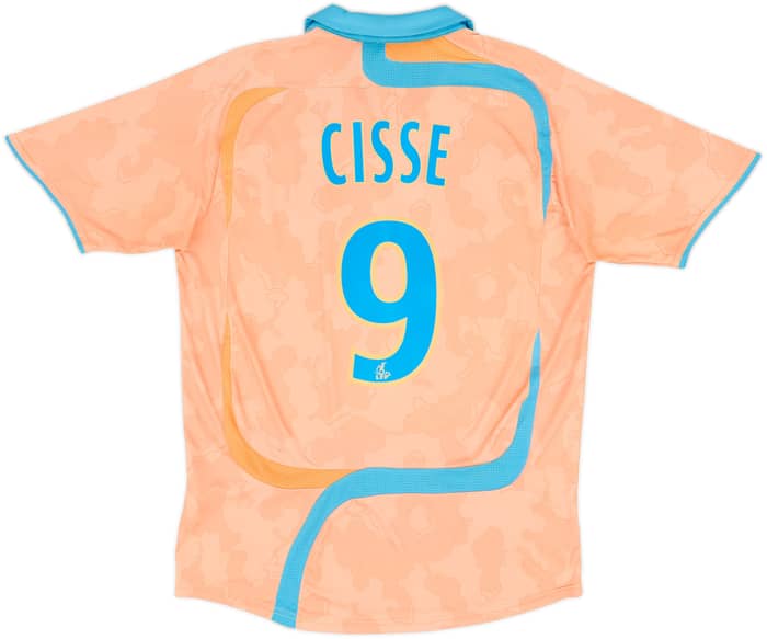 2007-08 Olympique Marseille Third Shirt Cisse #9 - 6/10 - (S)